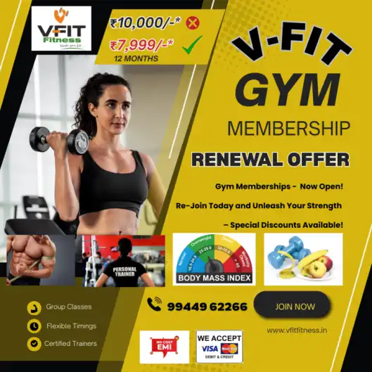 gym membership offers in vadavalli