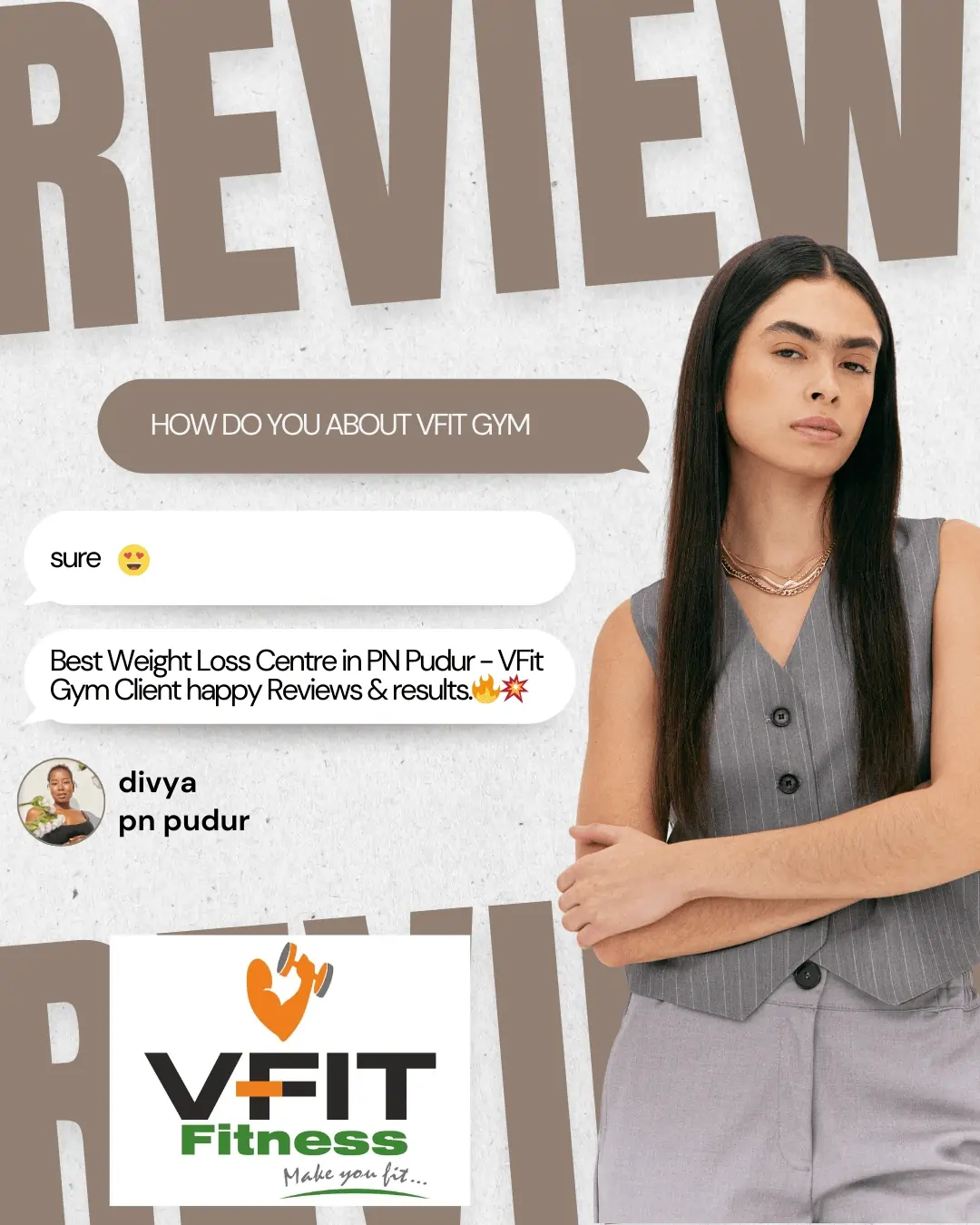 Best Weight Loss Centre in PNPudur – VFit Gym Client Reviews