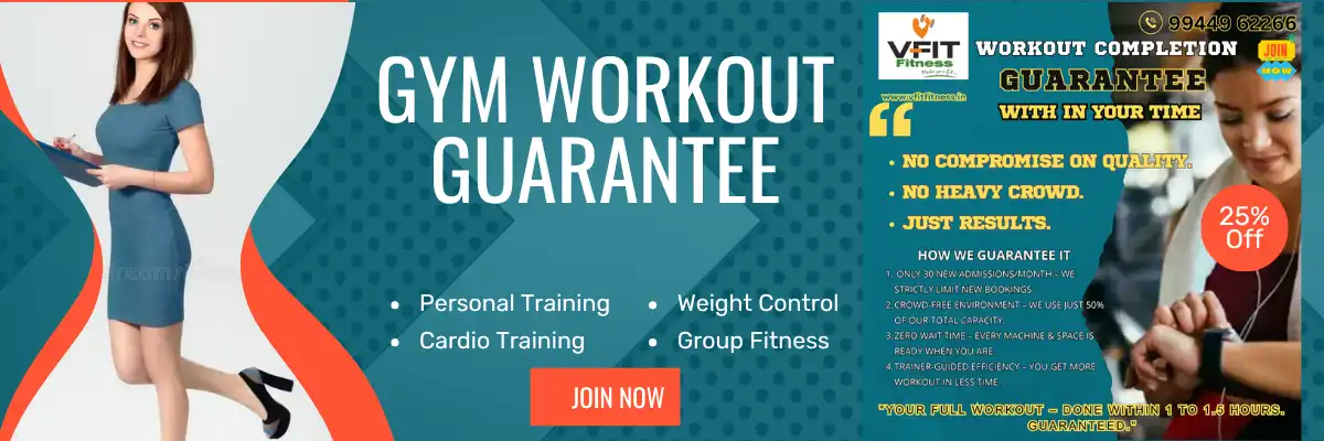 Gym Workouts Guarantee in Coimbatore